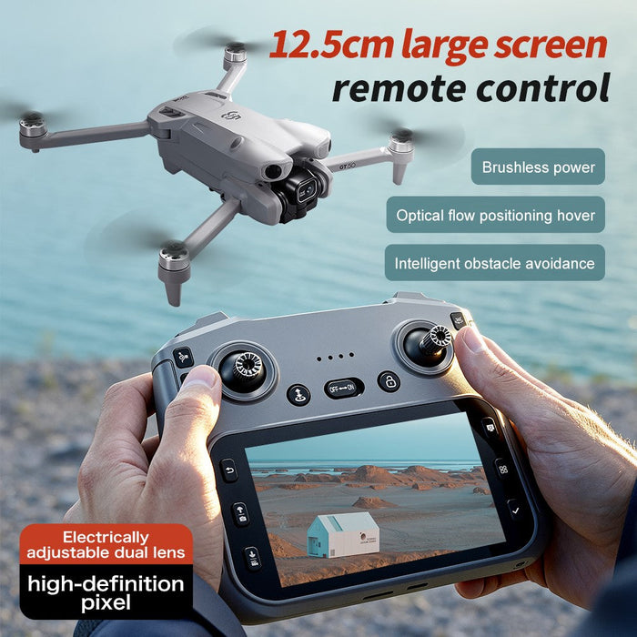 GT50 RC DRONE OBSTACLE AVOIDANCE AERIAL CAMERA 2.4G FOLDABLE DRONE WITH TOUCH SCREEN OPTICAL FLOW POSITION