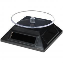 DISPLAY SPINNING BASE SOLAR METAL EARTH