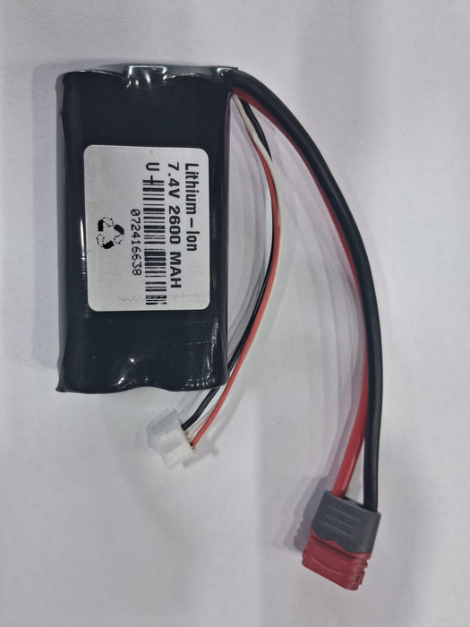 7.4V 2600Mah Battery 18650 Li-Lon With T Connector with BMS