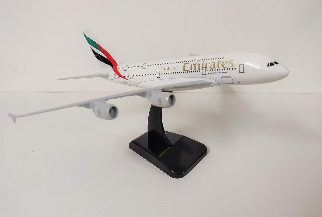 AIRPLANE DIECAST METAL EMIRATES A380 47CM