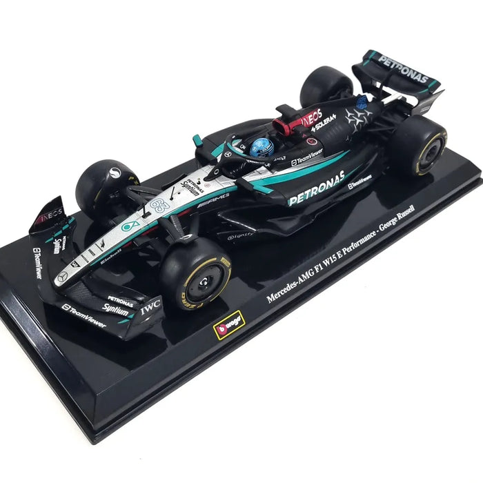 BBURAGO 1/24 MERCEDES-AMG F1 W15 E PERFORMANCE GEORGE RUSSELL 28063R DIECAST MODEL