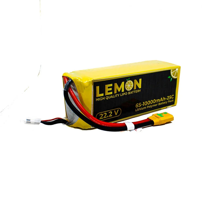 Lemon 22.2v 10000mAh 6S 25C/50C Lithium Polymer Battery Pack