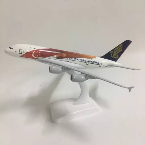 Airplane Diecast Metal Singapore Airlines 20Cm