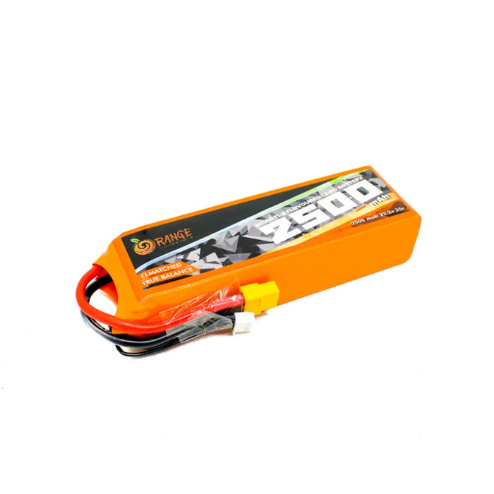 ORANGE 22.2V 2500MAH 35C 6S LITHIUM POLYMER BATTERY PACK