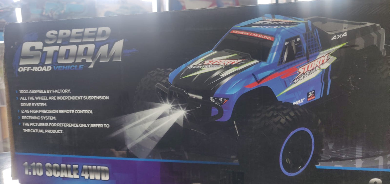 RC CAR SPEED STORM ELECTRIC 1:10 BRUSHED,4WD OFF ROAD