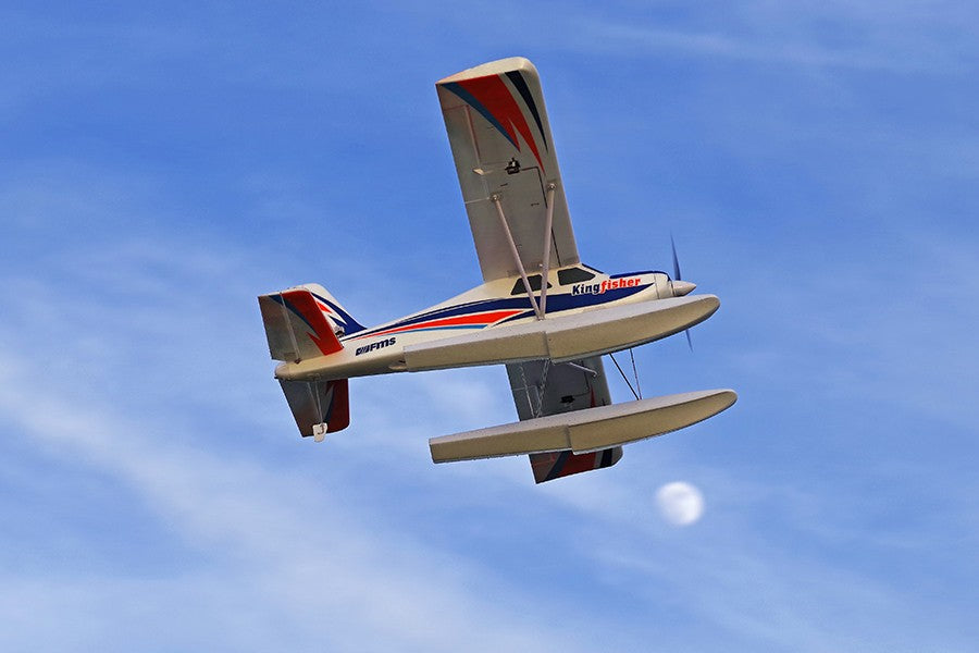 Fms 1400Mm (55.1") Kingfisher Pnp With Wheel,Floats,Skis And Flaps Pnp