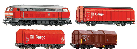 ROCO 51221 DIGITAL STARTER DIESEL LOCOMOTIVE BR 218 WITHOUT ENGINE (SET OF 3)