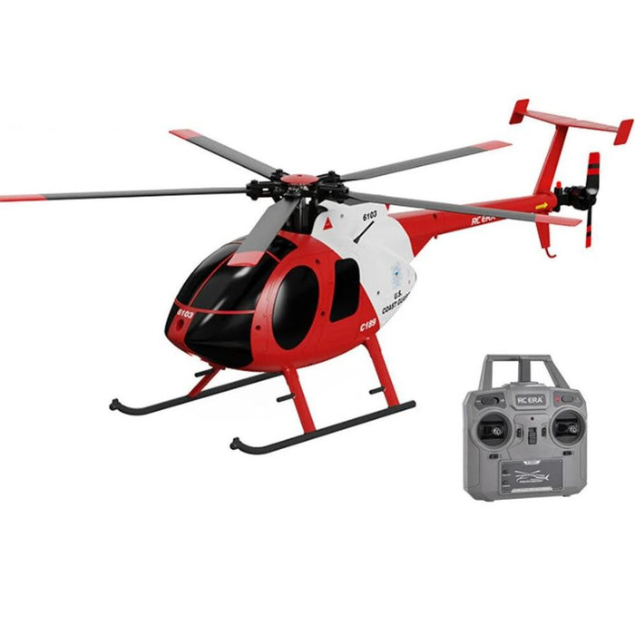 RC ERA C189 MD500 2.4G 4CH UAV 1:28 FIXED HEIGHT SINGLE  BLADE FLYBARLESS RC HELI