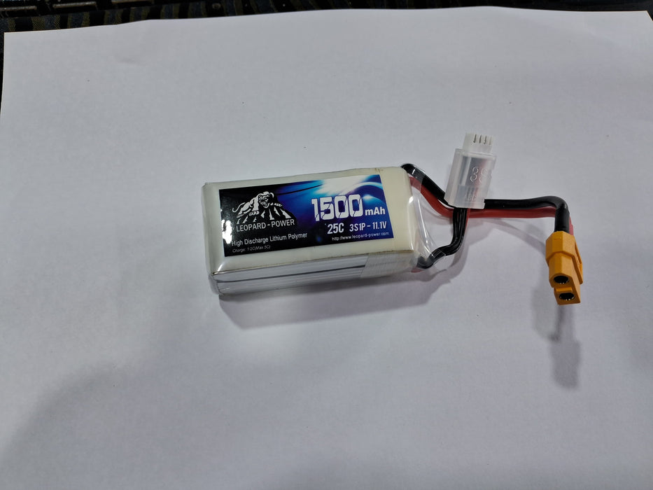 LIPO 11.1V 1500MAH 25C,3S LEOPARD BATTERY
