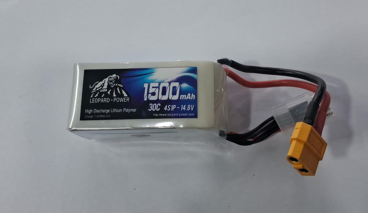 LIPO 14.8V 1500MAH 30C,4S LEOPARD BATTERY