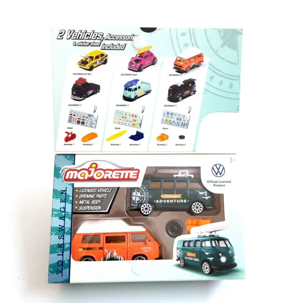 Majorette Diecast Volkswagen T1 & T3 – The Originals (set of 2)