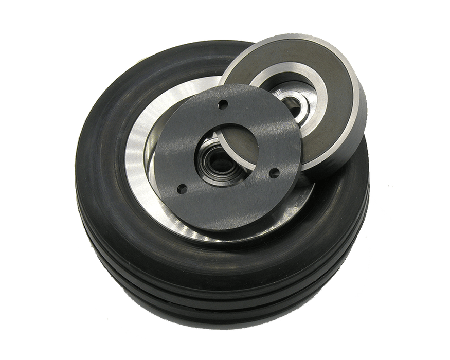 Pair Of Main Electromagnetic Wheels .90 For Jet