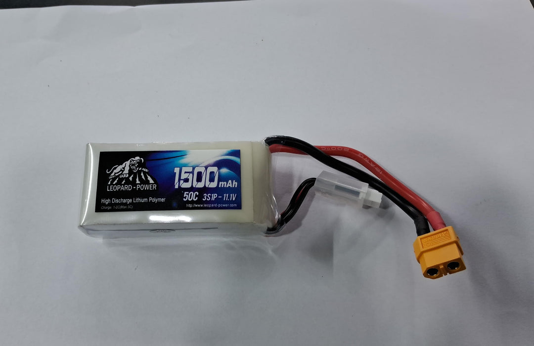 LIPO 11.1V 1500MAH 50C,3S LEOPARD BATTERY