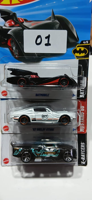 HOT WHEELS CASE-H MAINLINE (PACK OF 3) DIECAST