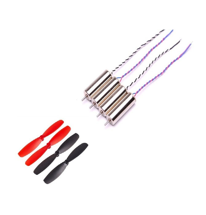 55Mm Blade Propeller+720Cw&Ccw Brushed Motor For Indoor Racing Drone