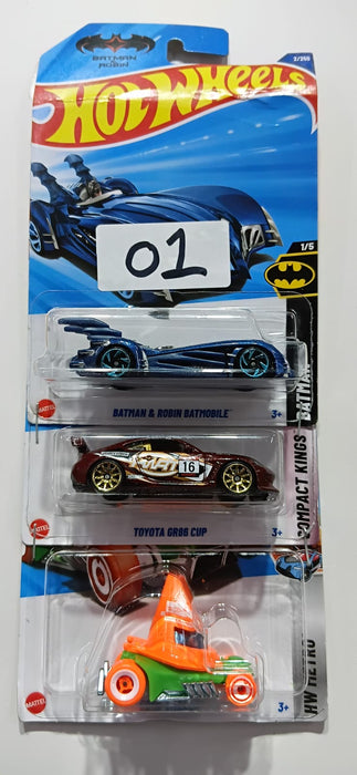 HOT WHEELS CASE-J MAINLINE (PACK OF 3) DIECAST