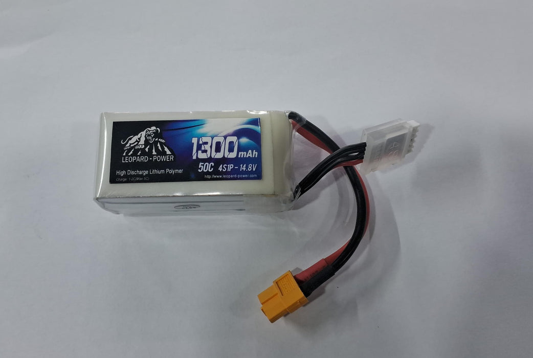 LIPO 14.8V 1300MAH 50C,4S LEOPARD BATTERY