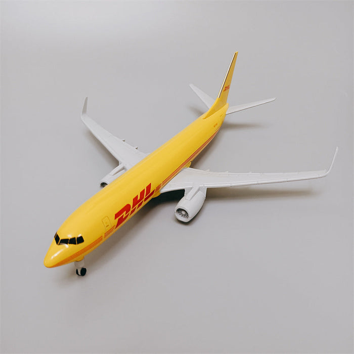 Airplane Diecast Metal Dhl B737 20Cm