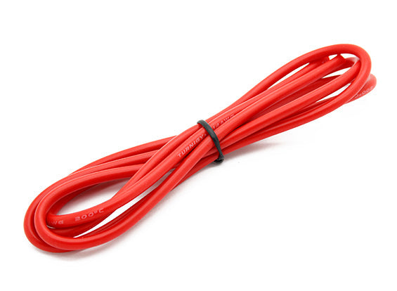 High Quality Ultra Flexible 14AWG Silicone Wire 1m (Red)