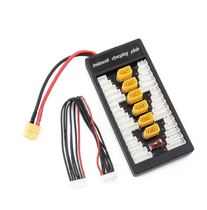 Parallel charging Board for 6 packs 2~6S (XT60-Male) with Xt60 Female