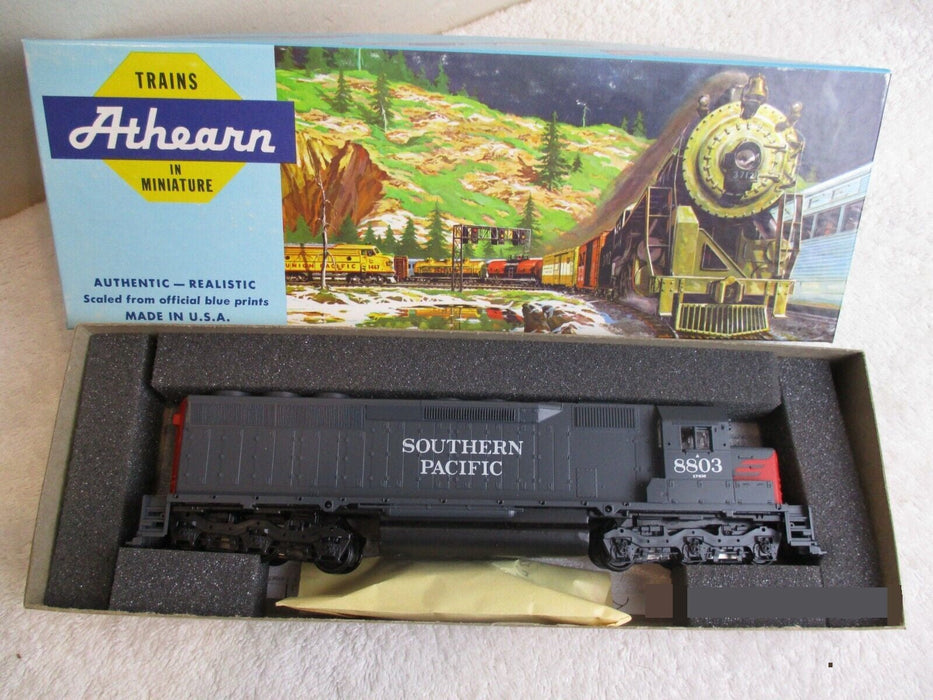 ATHEARN HO SCALE SOUTHERN PACIFIC SD45 LOCOMOTIVE #8803 ENGINE POWERED DC