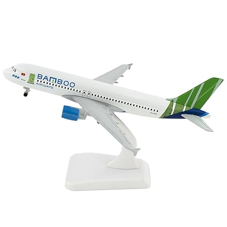 AIRPLANE DIECAST METAL BAMBOO AIRWAYS 20CM