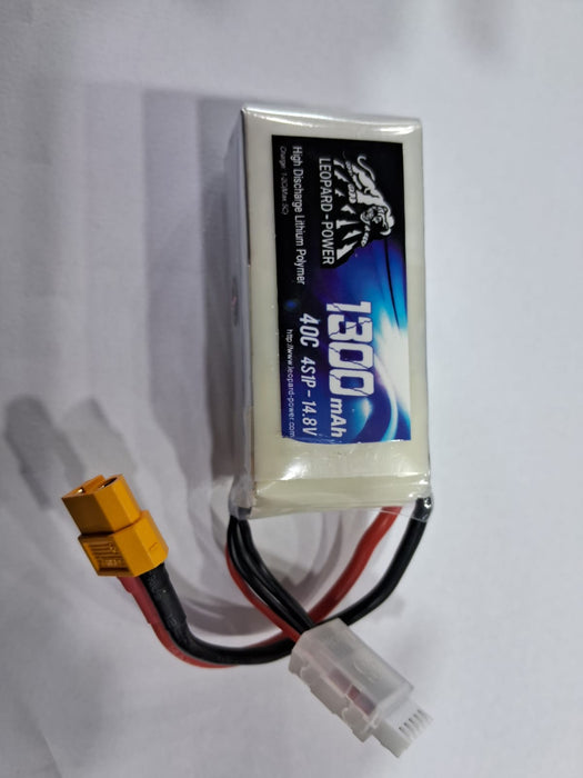 LIPO 14.8V 1300MAH 40C,4S LEOPARD BATTERY
