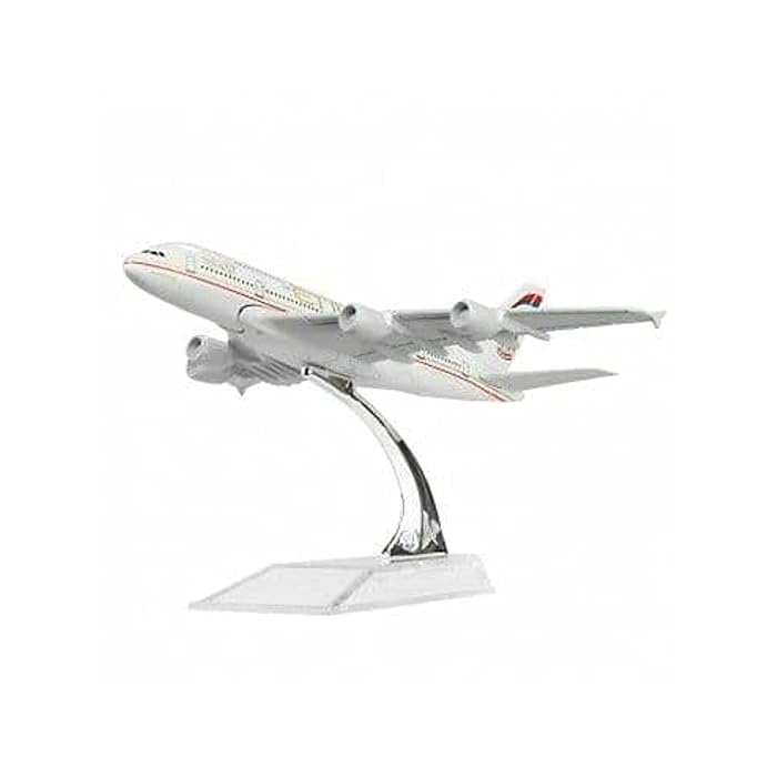 AIRPLANE METAL DIECAST ETIHAD A380 16CM
