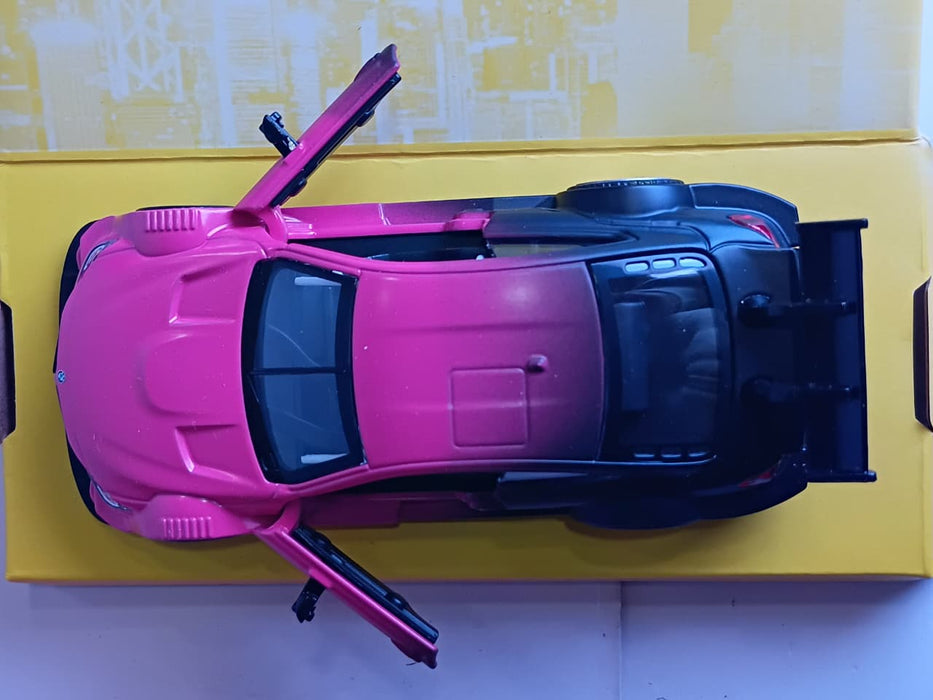 CCA BMW M4 DTM 1/36 SCALE PINK & BLACK 12024 DIECAST MODEL