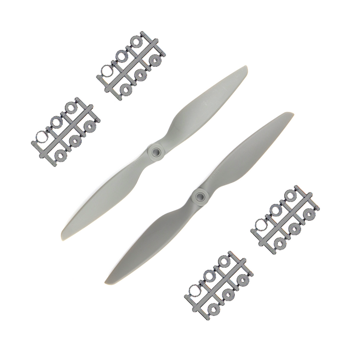Orange HD Propellers 9045(9X4.5) Glass Fiber Nylon Gray 1CW+1CCW-1pair