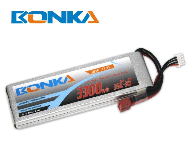 BONKA 11.1V 3300MAH 35C BATTERY