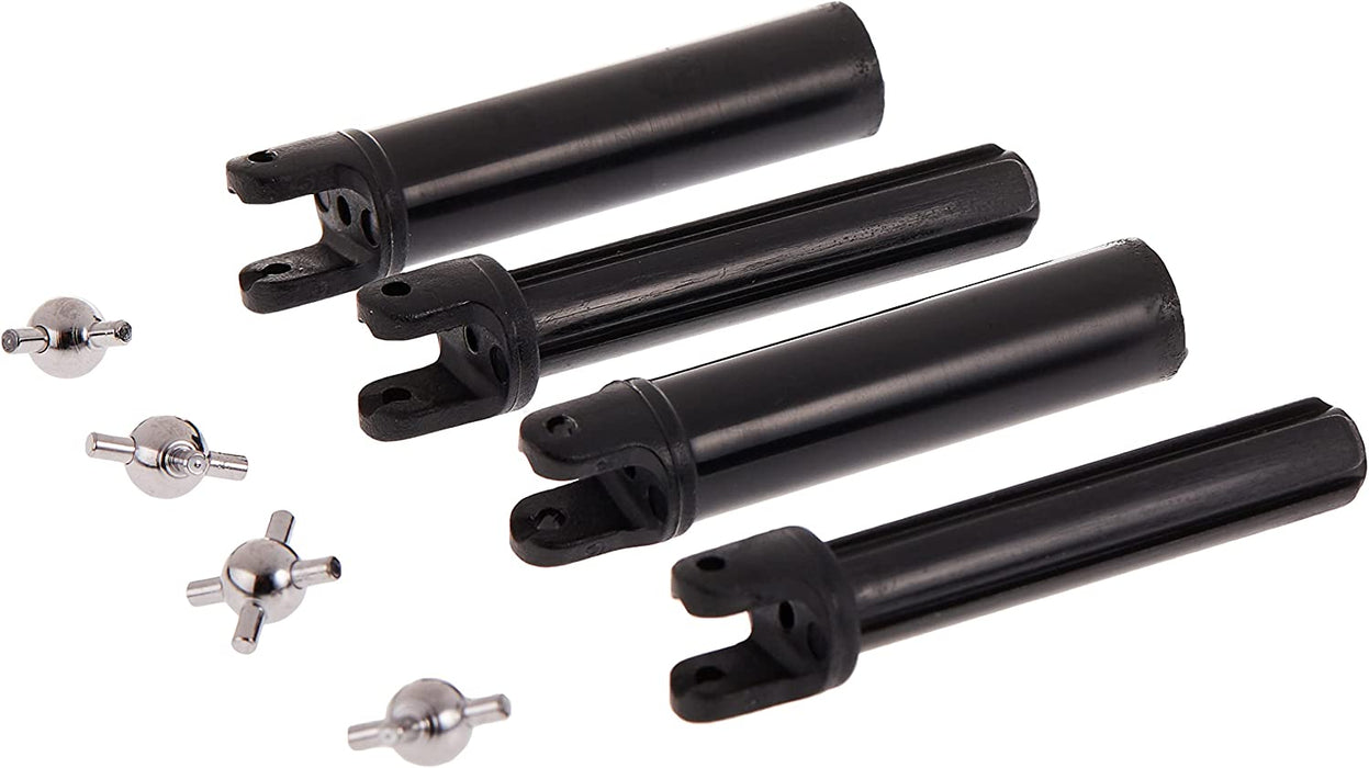 Traxxas 1951 Half Shafts, Long Truck (external-splined (2) & internal-splined (1) metal U-joints (3)