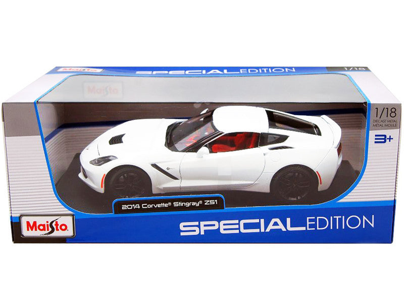 MAISTO 1/18 2014 CORVETTE STINGRAY Z51 51677 DIECAST MODEL