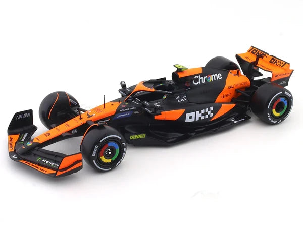 BBURAGO F1 MCLAREN MCL38 MIAMI GRAND PRIX  2024  1/24 DIECAST 18-28040N