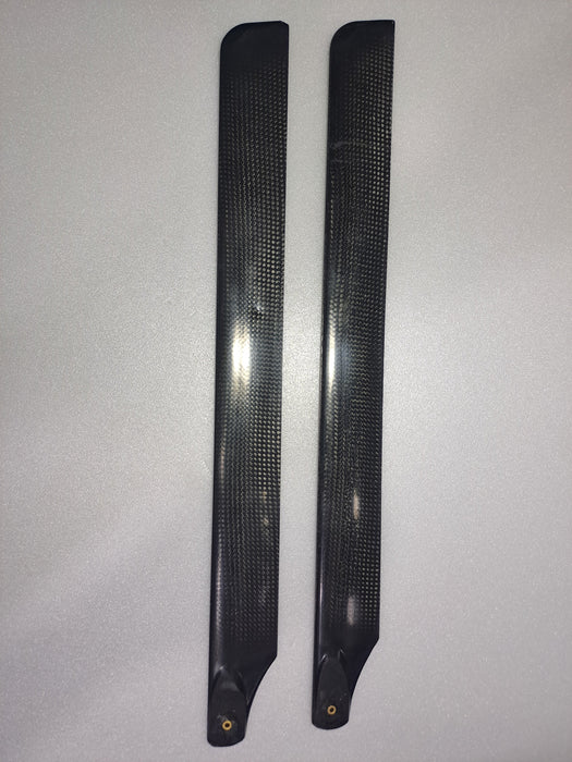 CARBON 425Mm 500 SIZE HELI MAIN BLADES PRE-OWNED
