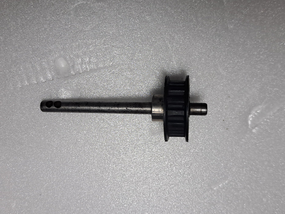 HIROBO SHUTTLE PLUS 0403-306,2500-003/TAIL ASSEMBLY PULLY SHAFT PRE-OWNED