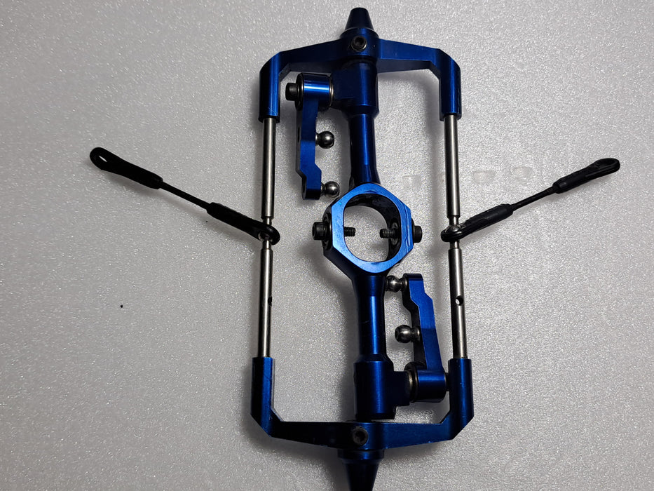 HIROBO SCEADU EVOLUTION EX FLYBAR CAGE ASSEMLBY PART NO. 0412-209/0412-207/0412-208 PRE OWNED QUALITY