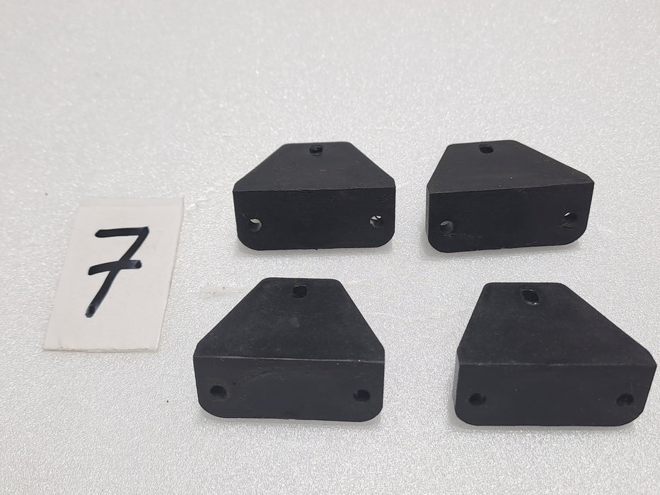 JR VIBE 50 NITRO HELICOPTER LANDING STRUT MOUNT PART NO.-996005 (PACK OF 4)PRE OWNED QUALITY