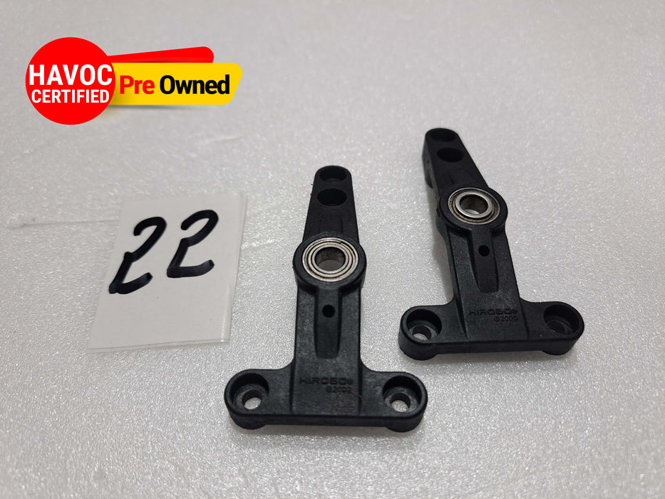 HIROBO SDX SWM LEVER STAY PART NO .-0412-310 (PACK OF 2 )PRE OWNED QUALITY