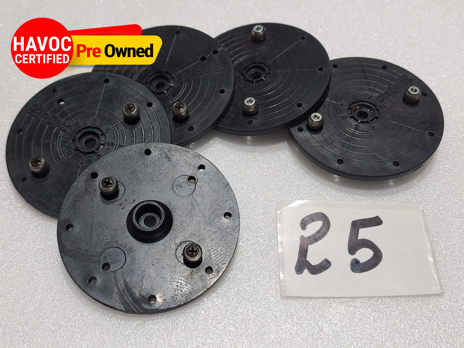 FUTABA SERVO CIRCLE HORNS PACK OF 5 WITH BALL LINKS PRE OWNED QUALITY