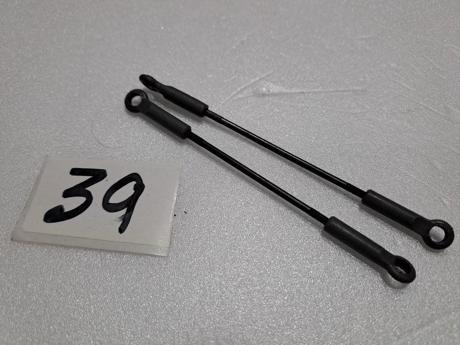 BALL LINK PACK OF 2 FOR 600 SIZE HELICOPTER 2MMX65MM RODPRE OWNED QUALITY