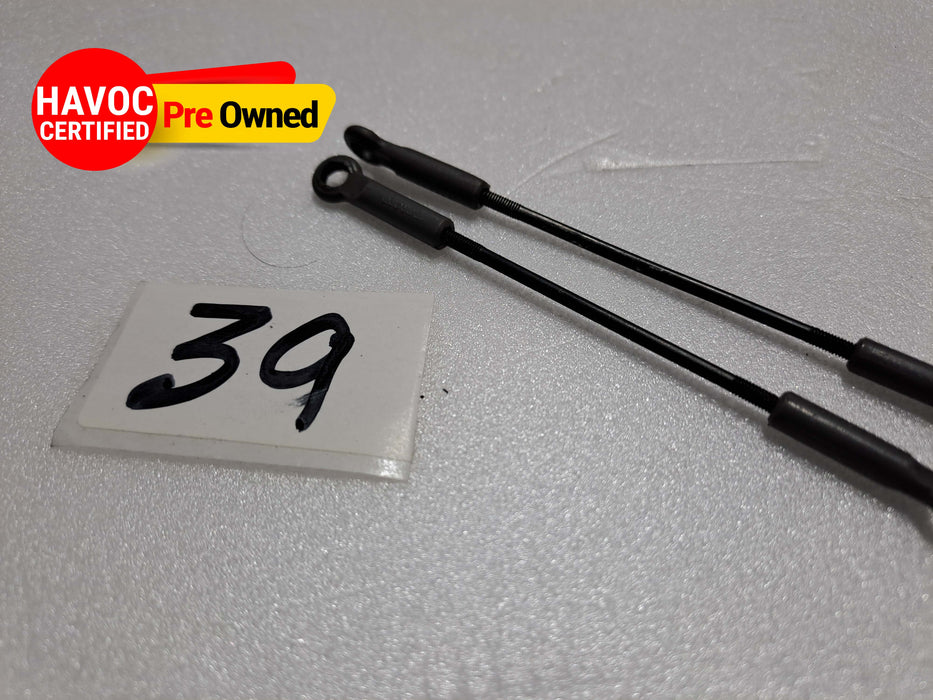 BALL LINK PACK OF 2 FOR 600 SIZE HELICOPTER 2MMX65MM RODPRE OWNED QUALITY