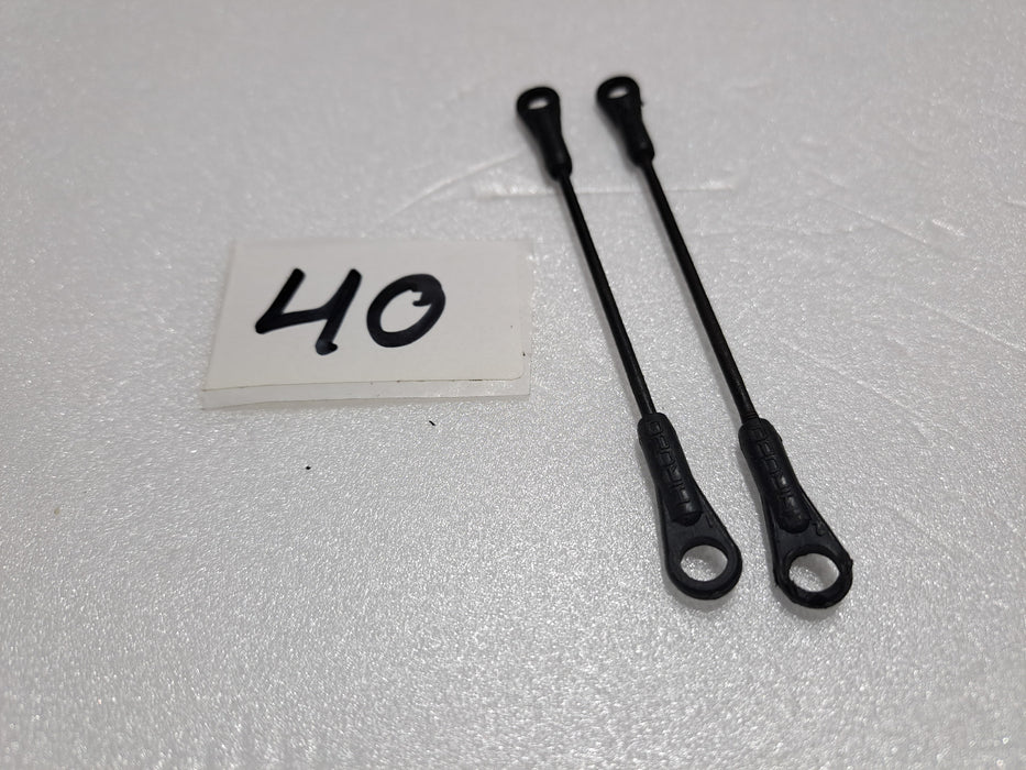 BALL LINK PACK OF 2 FOR 600 SIZE HELICOPTER 1.5MMX65MM ROD PRE OWNED QUALITY