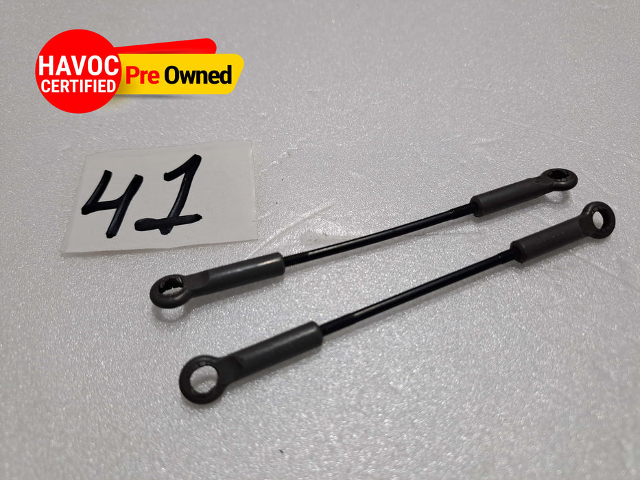 BALL LINK PACK OF 2 FOR 600 SIZE HELICOPTER 2MM60MM ROD PRE OWNED QUALITY
