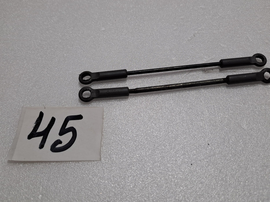 BALL LINK PACK OF 2 FOR 600 SIZE HELICOPTER 2MMX68MM ROD /2.5MMX65MM ROD PRE OWNED QUALITY