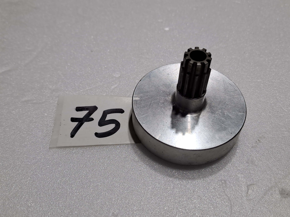 HIROBO SDX SWM CLUTCH BELL WITH GEAR FOR 50 SIZE ENGINE PRE OWNED QUALITY