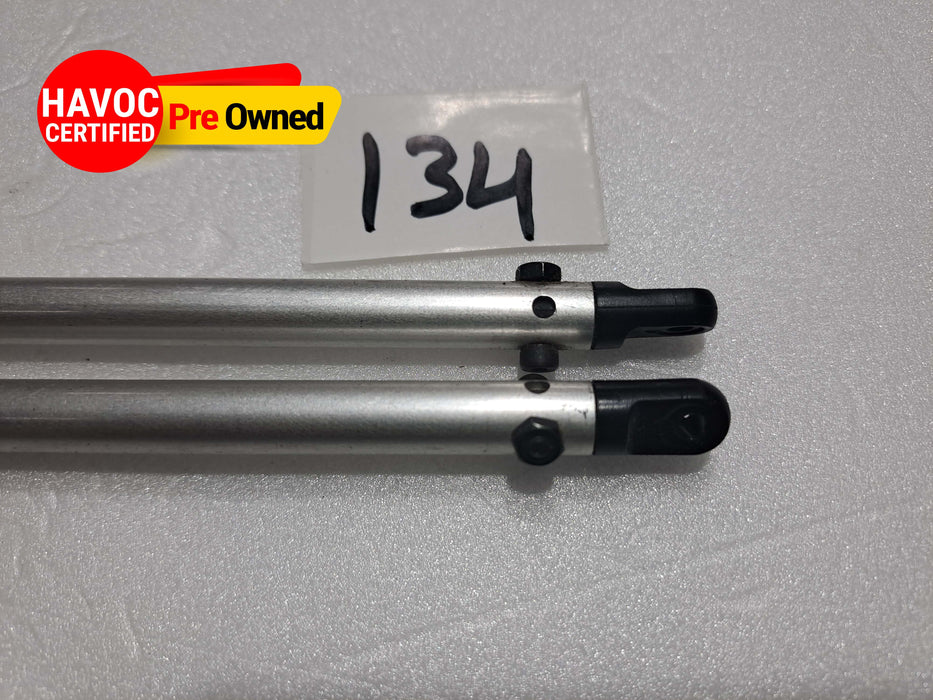 HIROBO SCEADU EVOLUTION 50 TAIL BOOM SUPPORT RODS (PACK OF 2) PART NO-0412-151 PRE OWNED QUALITY