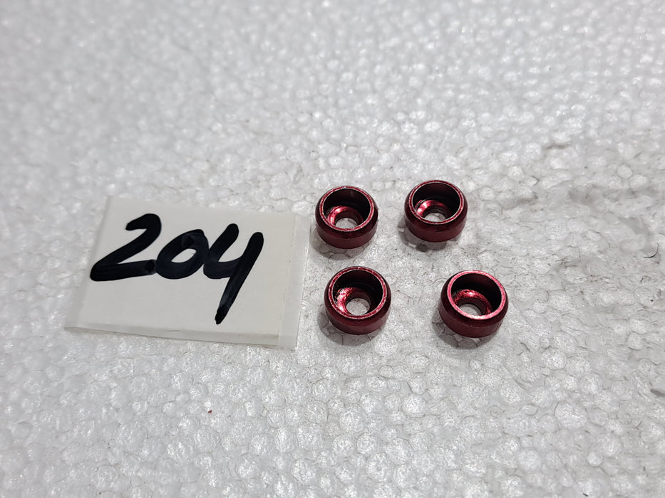 SPEACIAL WASHER M3 (RED) PACK OF 4
