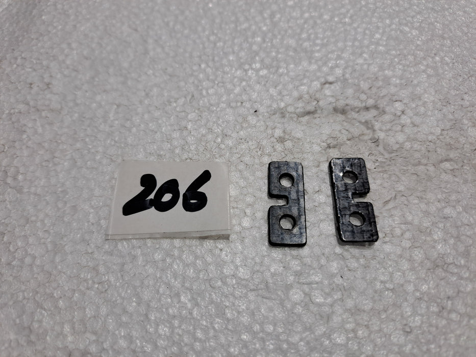 STANDARD SERVO MOUNTING WASHERS CARBON FIBRE  PACK OF 2
