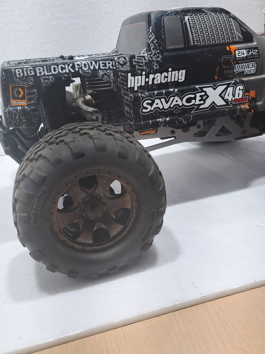 HPI SAVAGE X4.6 NITRO CAR 1/8 SCALE MULTI COLOUR QUALITY PRE OWNED